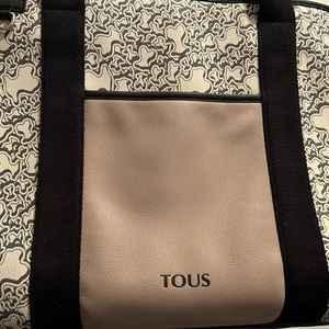 Tous leather tote bag